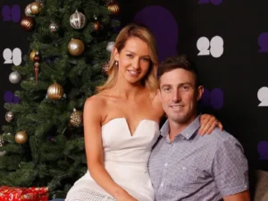 shaun marsh with wife