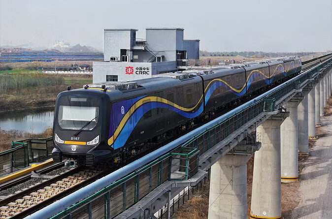 china makes eco friendly train