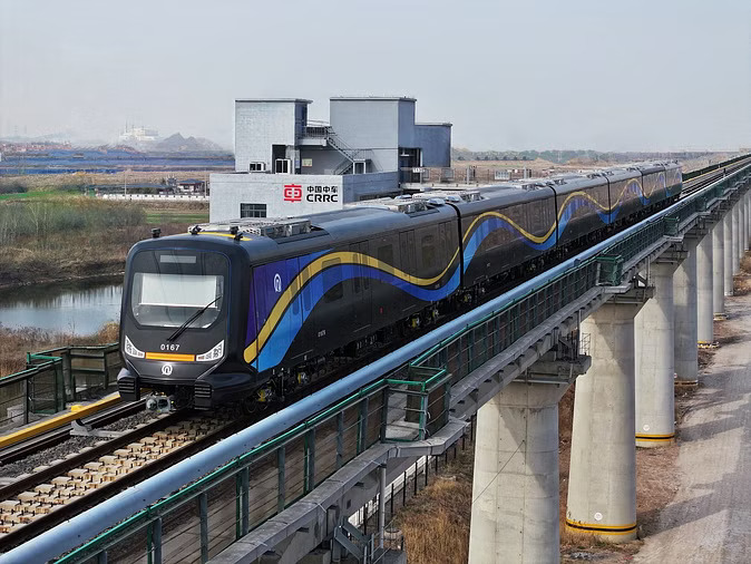 china makes eco friendly train