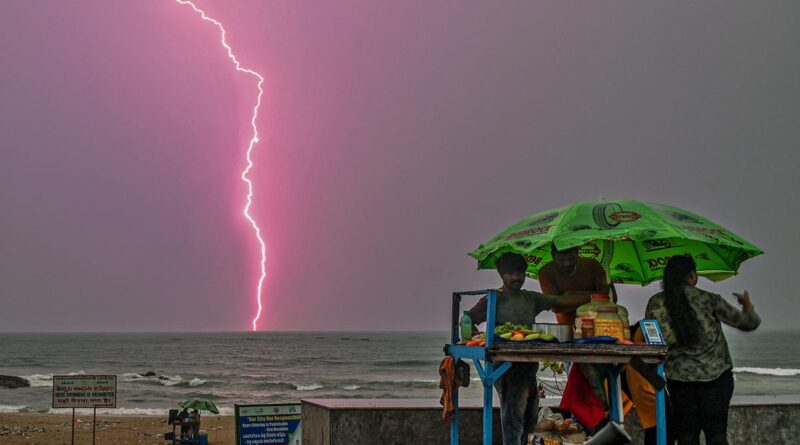 heavy rain and lighting strikes incident due to green house effect