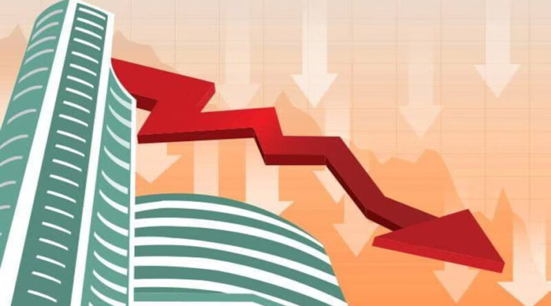 market fall down