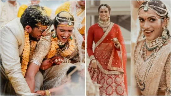 pv sindhu wedding image source HT