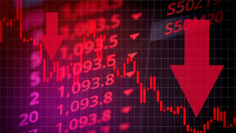stock market down (image source business standard)