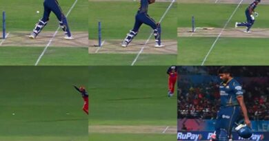 IPL અજીબોગરીબ વિકેટ: સુદર્શનની હીટ વિકેટ, ચોગ્ગો માર્યો પણ બેટ સ્ટમ્પ પર પડ્યું, જુઓ વીડિયો