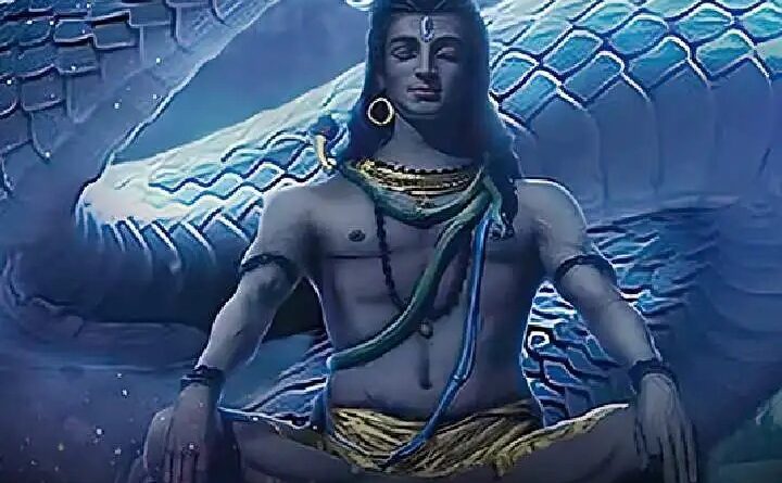 Lord Shiva with Vasuki Nag around neck (news24 credit)