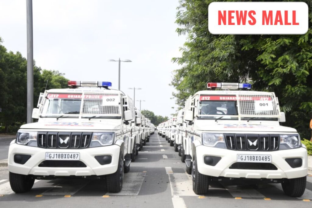 500 new 112 Janrakshak vehicles in Gandhinagar Gujarat