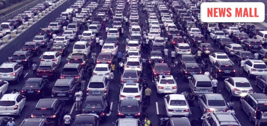 China 2010 Longest Traffic Jam on Highway