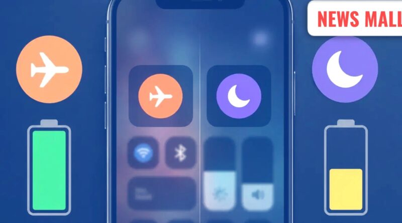 Credit AI (via tv9) Smartphone in Airplane Mode for better sleep and digital detox at night