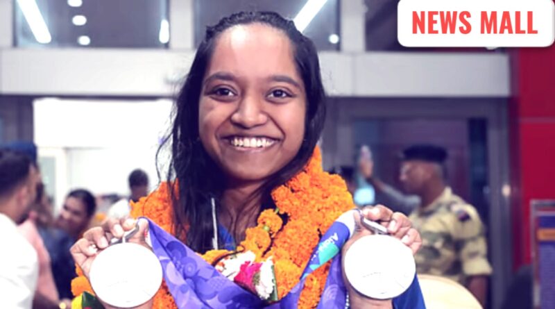 credit the pioneer Elavenil Valarivan winning silver medals at Asian Games 2026 and receiving felicitation in Gujarat