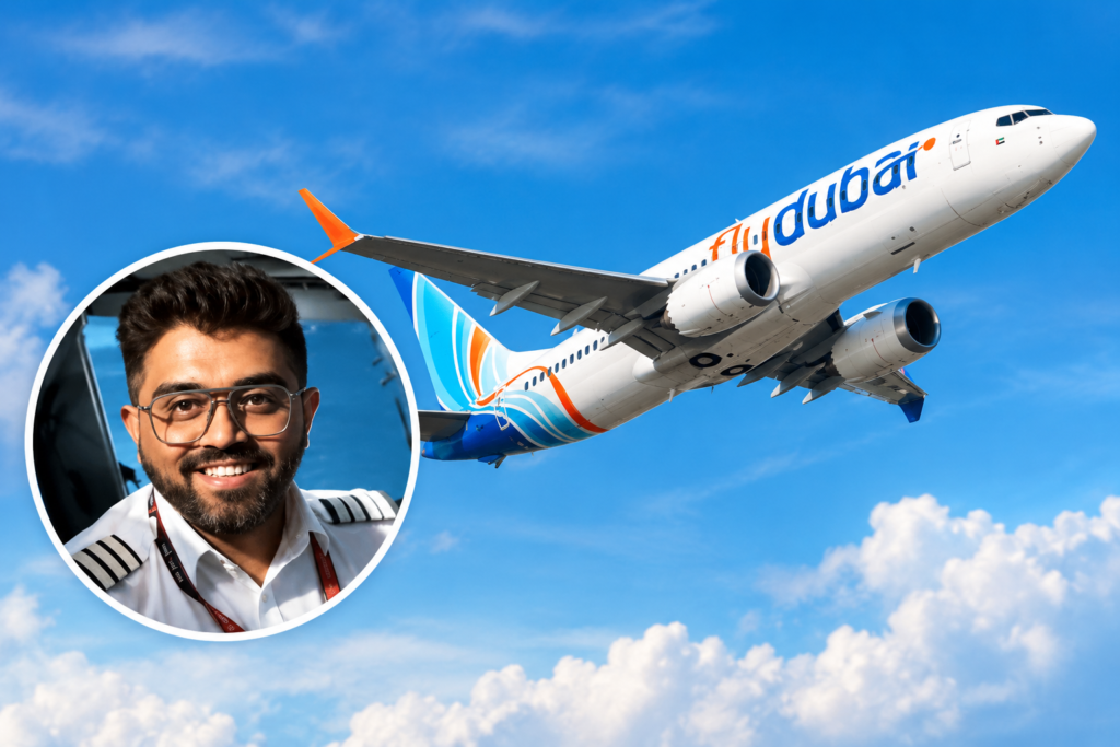 credit chatGpt Gujarati Captain Smit Machhar who saved Flydubai flight from crash
