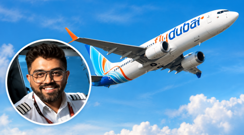 credit chatGpt Gujarati Captain Smit Machhar who saved Flydubai flight from crash