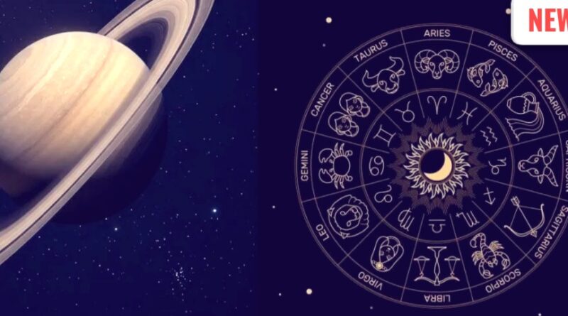 credit india tv Shani Dev idol and zodiac signs representation for Shani Vakri