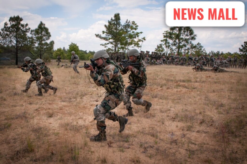 credit ibt times Indian Army soldiers patrolling in a challenging terrain highlighting the importance of mental health and stress management.