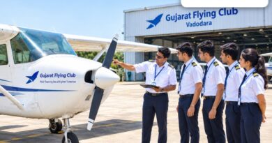 Guj Govt Credit ગુજરાતમાં ઉડાન ભરતી ટ્રેનિંગ એરક્રાફ્ટ અને ફ્લાઇંગ એકેડેમી