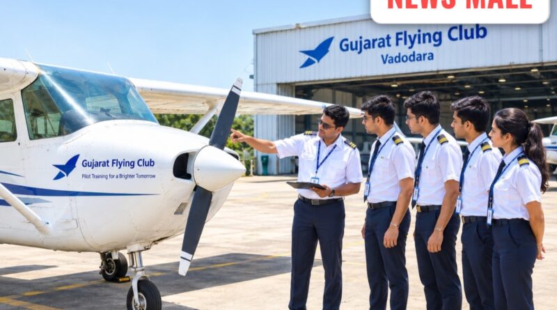 Guj Govt Credit ગુજરાતમાં ઉડાન ભરતી ટ્રેનિંગ એરક્રાફ્ટ અને ફ્લાઇંગ એકેડેમી